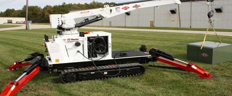 EZ Hauler 55MLP deployed on a job site